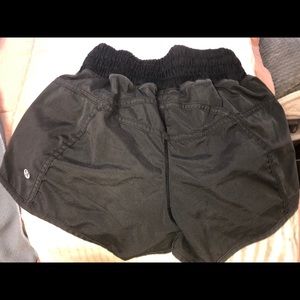 Black lululemon shorts